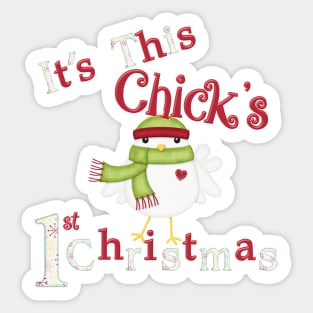 Christmas Products - Baby's First Christmas Sticker